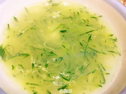 Oil-free cucumber soup