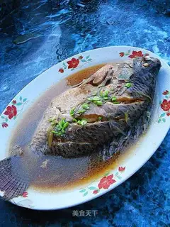 Stewed sea carp