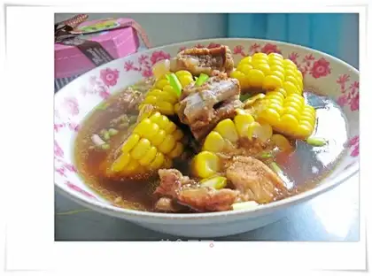 Corn ribs soup