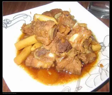 braised pork ribs
