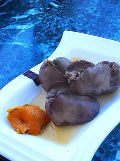 Stewed chicken liver with tangerine peel
