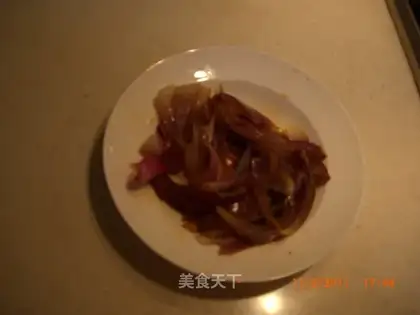 Shredded onion with milk flavor