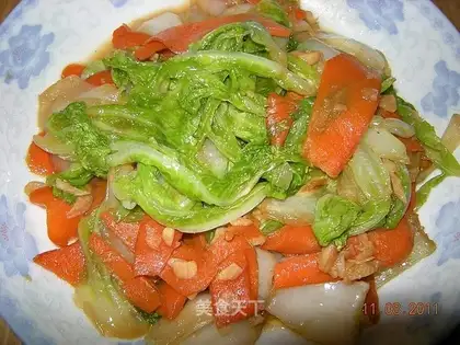 Carrot and cabbage