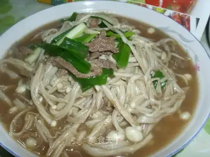 Roasted beef with mushroom