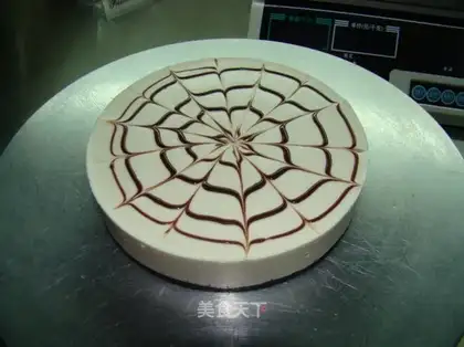 Non-baked marble cheese