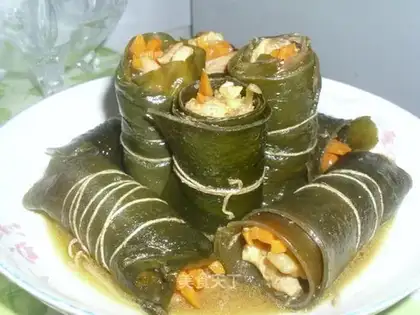 Kelp chicken roll