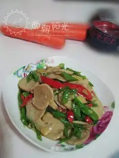 stir-fried fish cake