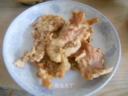 fried crispy meat