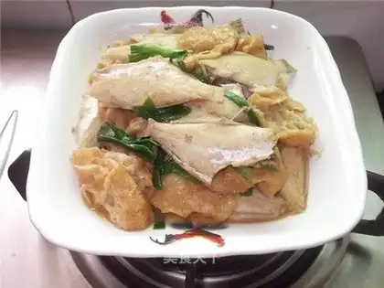 Stewed skinned beef with gluten
