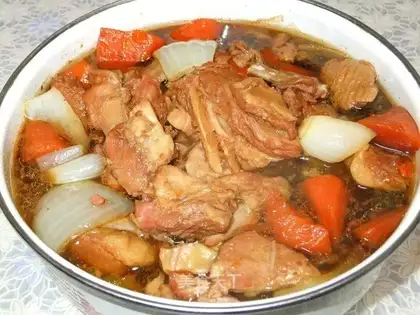 Braised mutton chops