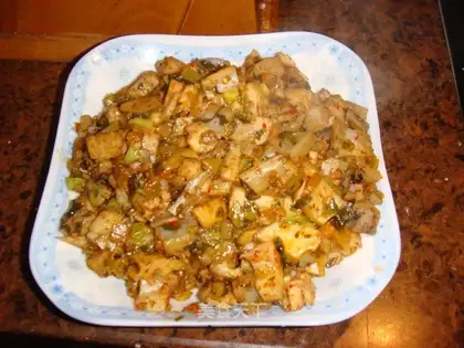 stir-fried lotus root with pickles