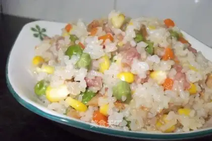 Colorful rice