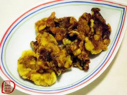 soft fried pork slices