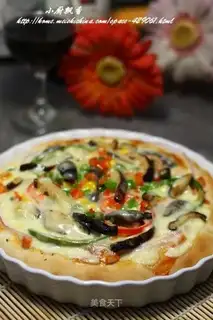 Grilled chicken pizza