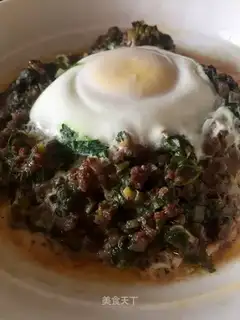 Steam beef eggs