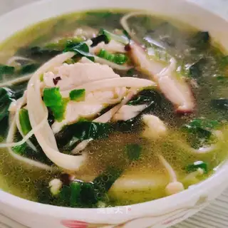 Tofu mushroom soup