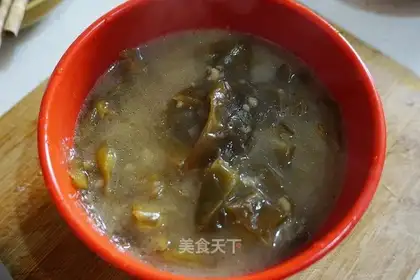 Korean seaweed soup