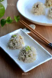 The salted egg oatmeal