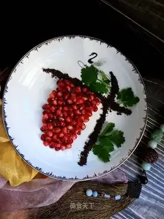 Under the grapes