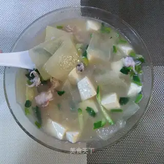 Tofu soup