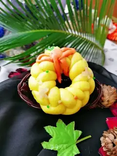 Christmas pumpkin ring