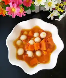 Pumpkin round soup