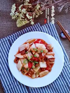 Tomato fried mountain medicine