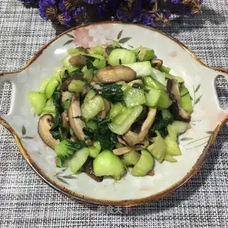 Fry mushrooms