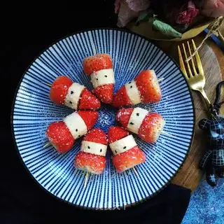 Strawberry Snowman