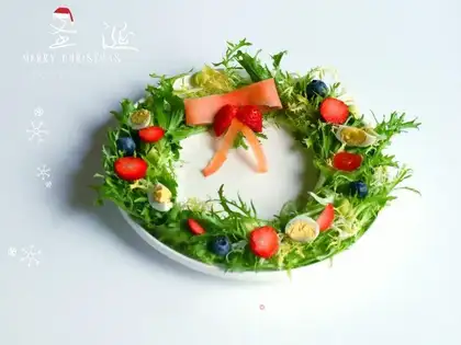 Christmas ring salad