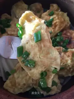 The radish egg dumplings