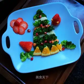 A Christmas plate