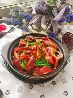 A fried duck