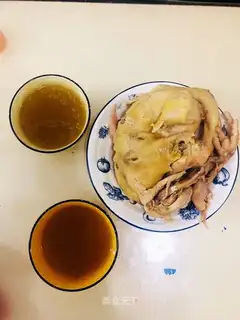 Chicken soup in casserole