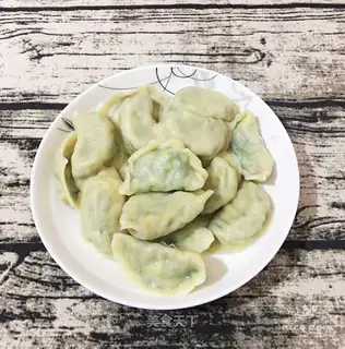 Cream egg fan shrimp dumplings