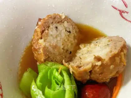 There are meatballs inside