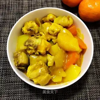 Potato curry chicken