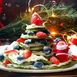 Christmas muffin cake