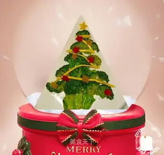 Garlic orchid Christmas tree