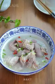 The lamb soup