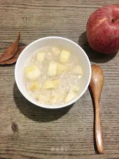 Apple cereal rice congee