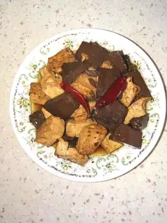 Hot and white tofu