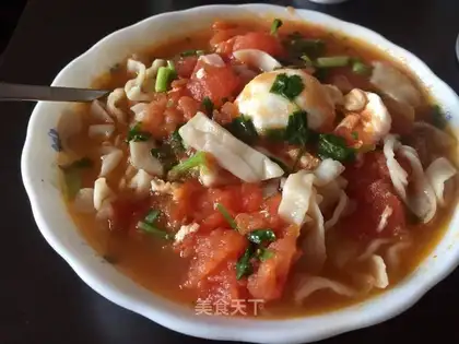 Tomato egg paste