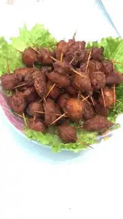Homemade toothpick meat