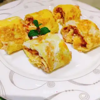 Shrimp omelet