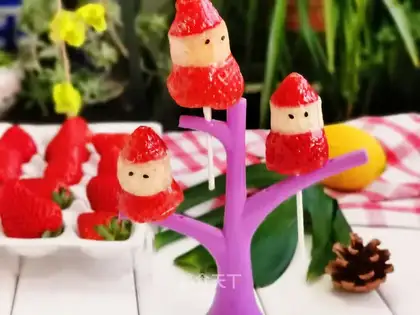 Strawberry Snowman