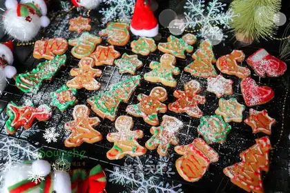 Christmas gingercake