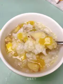 Pumpkin chestnut porridge