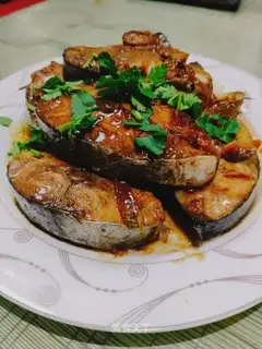Fried mackerel