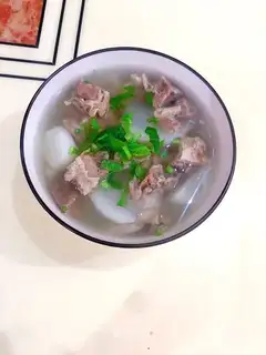 White radish gravy soup